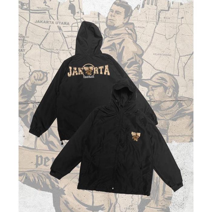 Gambar JONERS - WINDBREAKER JAKARTA FOOTBALL - Hitam, M dari DIGDAYA OFFICIAL undefined Tokopedia