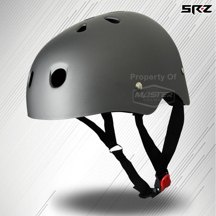Gambar HELM SEPEDA MURAH MLA HELM SEPEDA LIPAT HELM SEPEDA OUTDOOR - GREY DOFF dari MH Shop. undefined Tokopedia