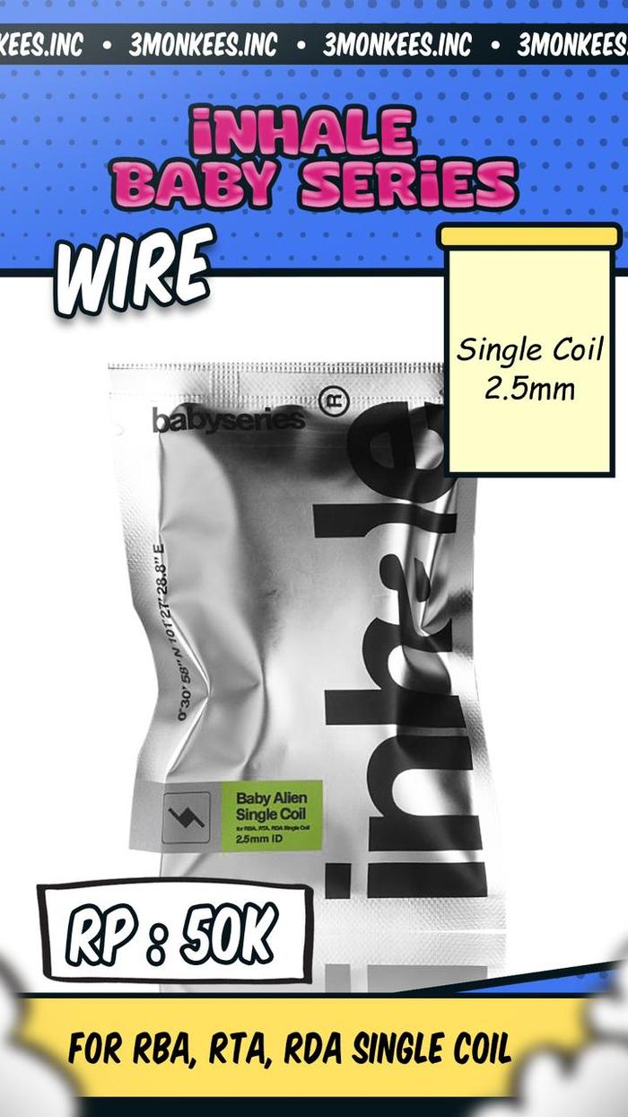 Gambar Coil BabySeries Baby Alien by Inhale Coil Single/Dual Coil - Single Coil dari 3monkees.Inc Cihanjuang undefined Tokopedia