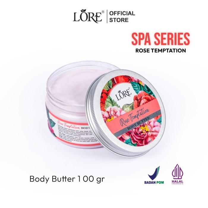 Gambar LORE Rose Temptation Body Butter - Pelembab Tubuh Bertekstur Krim dengan Aroma Bunga Mawar & Manfaat Anti-aging - 100 gram dari Lore Luxurious Beauty undefined Tokopedia