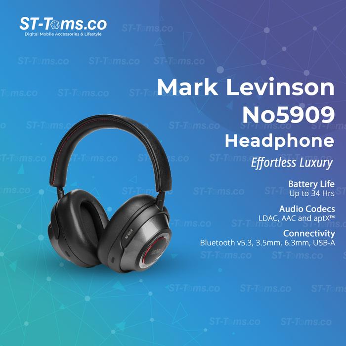 Gambar Mark Levinson 5909 No5909 Hi-Res Wireless Premium Headphone With ANC - Grey dari ST-Toms.co undefined Tokopedia