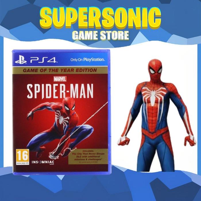 Gambar PS4 Marvel Spiderman Game of The Year Edition dari Supersonicgamestore undefined Tokopedia