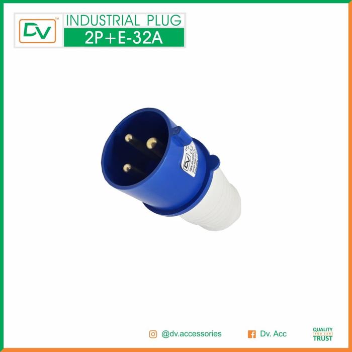 Jual INDUSTRIAL PLUG 2P+E 32A / 3PIN 32A / DIP-2P+E-32A - Jakarta Barat ...