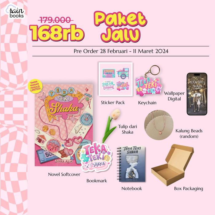 Gambar Pre Order Buku Novel - Teka Teki Shaka - Zahira Aulia - Rainbook Publi - Paket Jalu dari Bumi Fiksi Makassar undefined Tokopedia
