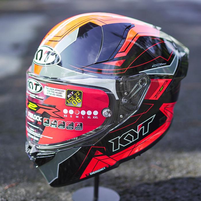 Gambar KYT R2R LED - Black/Red, XL dari Bandung Helmet Gallery undefined Tokopedia