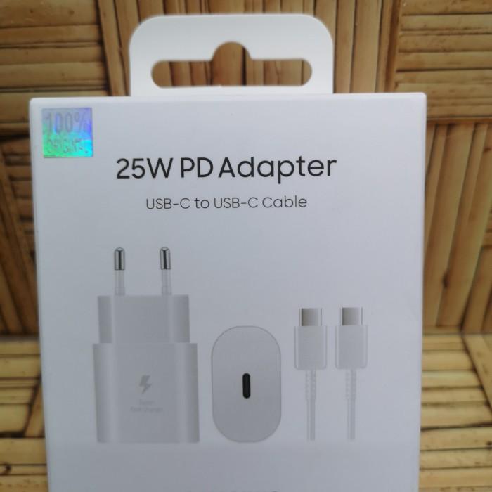 Gambar Charger Galaxy A55 5G 25W USB C Super Fast Charging Original - Putih dari Willca acc undefined Tokopedia