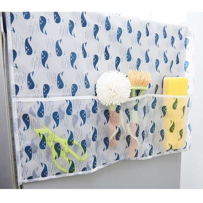 Gambar Sarung Kulkas Motif - Cover Kulkas Waterproof - Whale dari Aurel Babyshop undefined Tokopedia