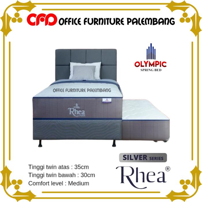 Gambar springbed 2in1 olympic RHEA bed sorong matras kasur dorong full set - 100x200cm dari office furniture palembang undefined Tokopedia
