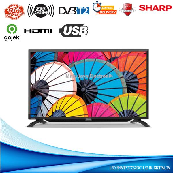 Gambar LED TV SHARP 32 INCH 2TC32DC1i USB Movie HDMI DIGITAL TV dari Maju Jaya Electronik undefined Tokopedia
