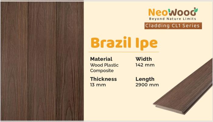 Gambar WPC PANEL OUTDOOR CLADDING CL 1 DINDING - BRAZIL IPE dari Wallpapergrosir undefined Tokopedia