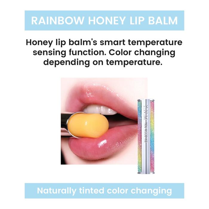 Gambar YNM You Need Me Honey Lip Balm - Rainbow/Orange Red/Light Pink/Natural - YNM Lip Rainbow dari madame fany undefined Tokopedia