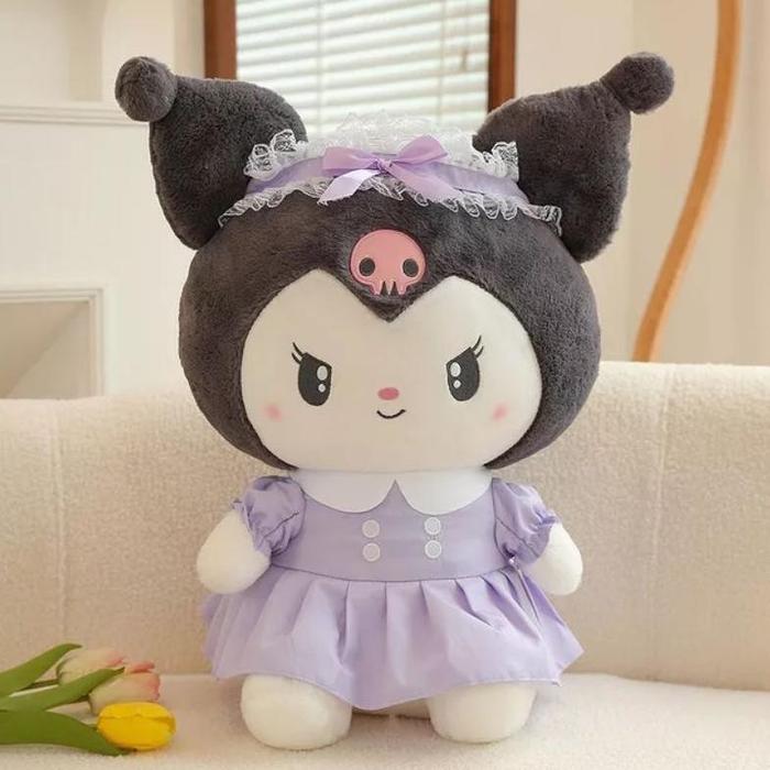 Gambar Spesial Diskon Boneka Kuromi 35cm Stuffed toys Bahan Plush Pakai baju - Kuromi Ungu dari Warung Fani Sofyan undefined Tokopedia
