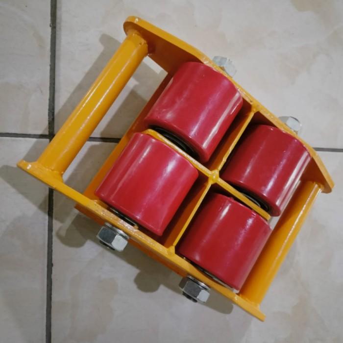 Gambar RODA PEMINDAH BARANG MACHINERY ROLL TANK 6 TON - Kuning dari konstruksi Utama undefined Tokopedia
