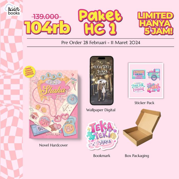 Gambar Pre Order Buku Novel - Teka Teki Shaka - Zahira Aulia - Rainbook Publi - HC 1 dari Bumi Fiksi Makassar undefined Tokopedia