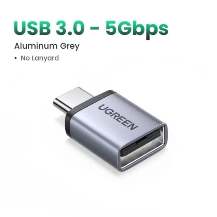 Gambar UGREEN Kabel OTG Type C to USB 3.0 Nylon braided - DONGLE 50283 dari Edgecom Kota Administrasi Jakarta Pusat Tokopedia