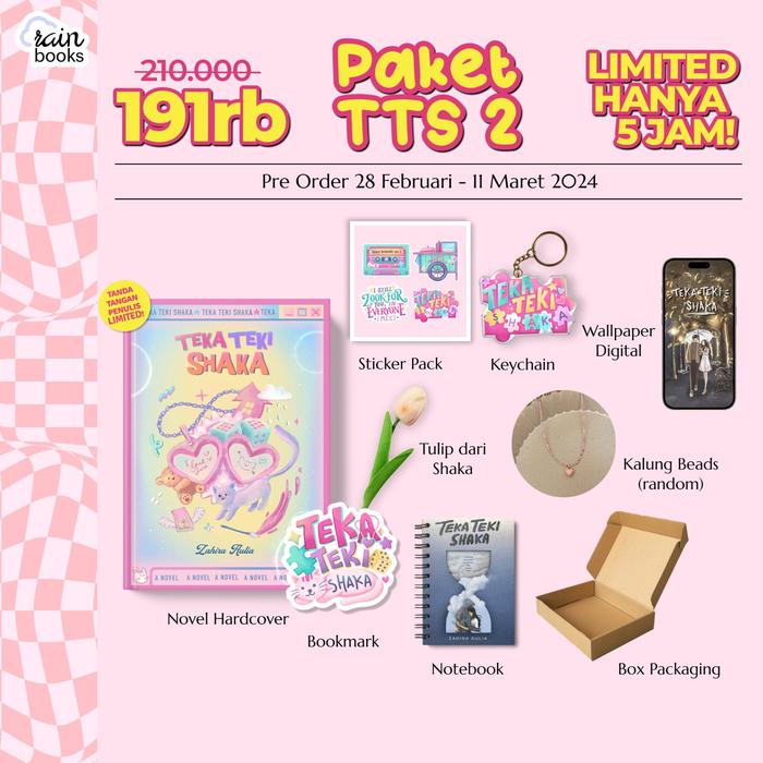 Gambar Pre Order Buku Novel - Teka Teki Shaka - Zahira Aulia - Rainbook Publi - TTS 2 dari Bumi Fiksi Makassar undefined Tokopedia