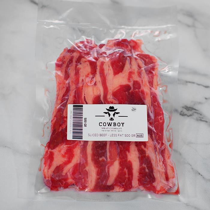 Gambar Beef Slice Aus Less Fat Daging Sapi Import Iris Tipis Teriyaki Shabu - 500 gram dari BBF Meat Shop Kemang undefined Tokopedia