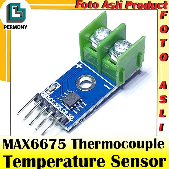 Gambar MAX6675 K-Type Thermocouple Temperature max 6675 - Modul dari Permony Store undefined Tokopedia