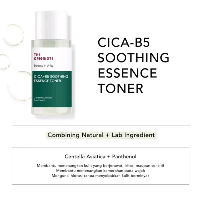 Gambar THE ORIGINOTE Cica-B5 Soothing Essence Toner/CERALURONIC ESSENCE TONER - Cica B5 dari Edelweis buket and dried flowers undefined Tokopedia