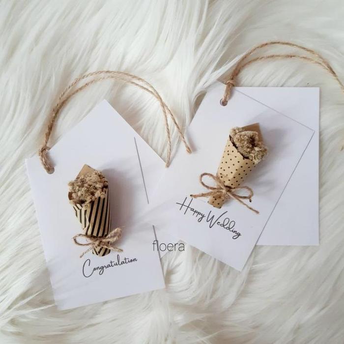 Gambar Optimal Greeting Card/Kartu Ucapan/Gift Card Dengan Buket Bunga Mini dari lncnggot undefined Tokopedia