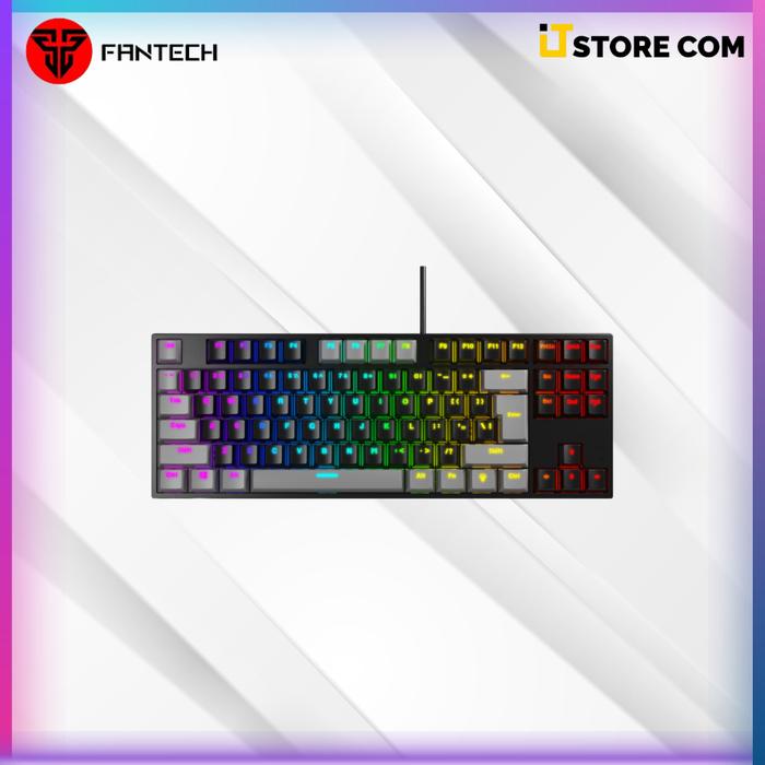 Gambar Fantech ATOM96 MK890 RGB Keyboard Gaming Mechanical Full Size - TKL HITAM, Blue Switch dari ITstorecom.batam undefined Tokopedia