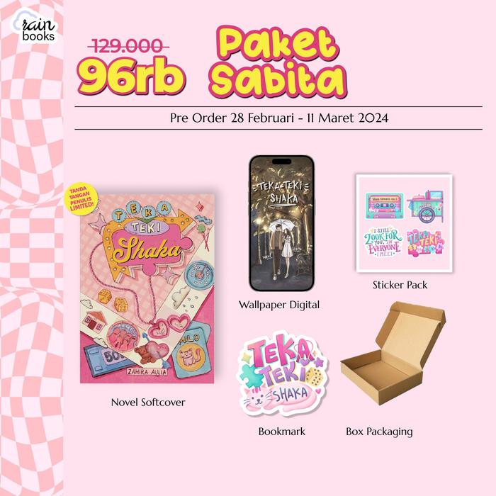 Gambar Pre Order Buku Novel - Teka Teki Shaka - Zahira Aulia - Rainbook Publi - Paket Sabita dari Bumi Fiksi Makassar undefined Tokopedia
