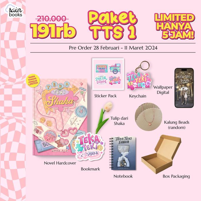 Gambar Pre Order Buku Novel - Teka Teki Shaka - Zahira Aulia - Rainbook Publi - TTS 1 dari Bumi Fiksi Makassar undefined Tokopedia