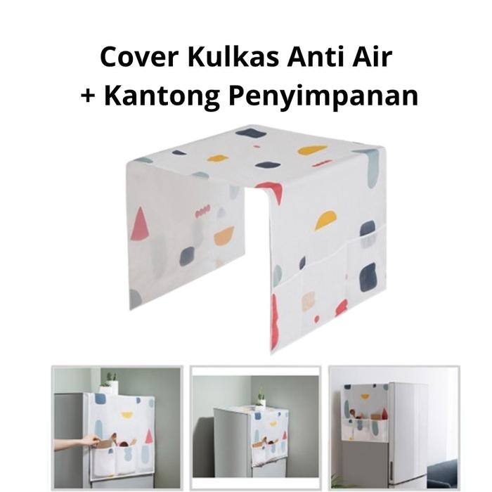 Gambar Sarung Kulkas Motif - Cover Kulkas Waterproof - Shapes dari Aurel Babyshop undefined Tokopedia