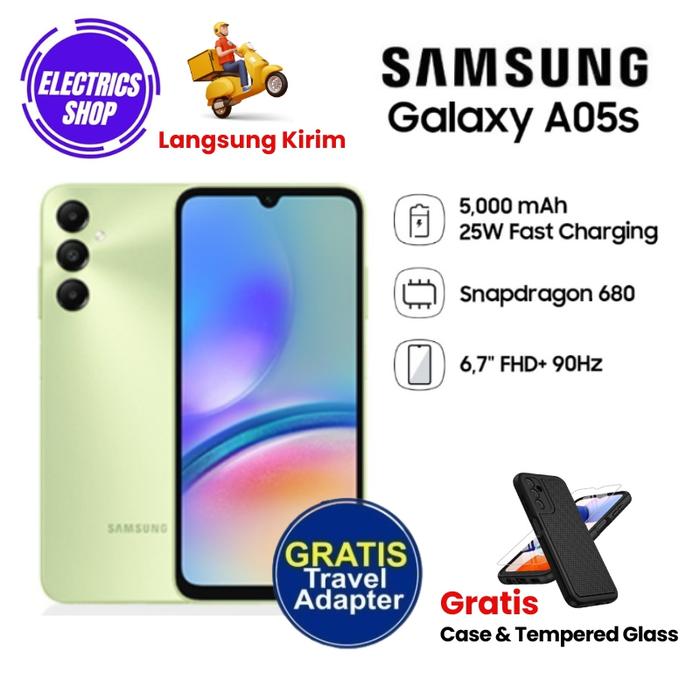 Gambar Samsung Galaxy A05s 6/128 GB Garansi Resmi SEIN - Hijau dari electrics shop undefined Tokopedia