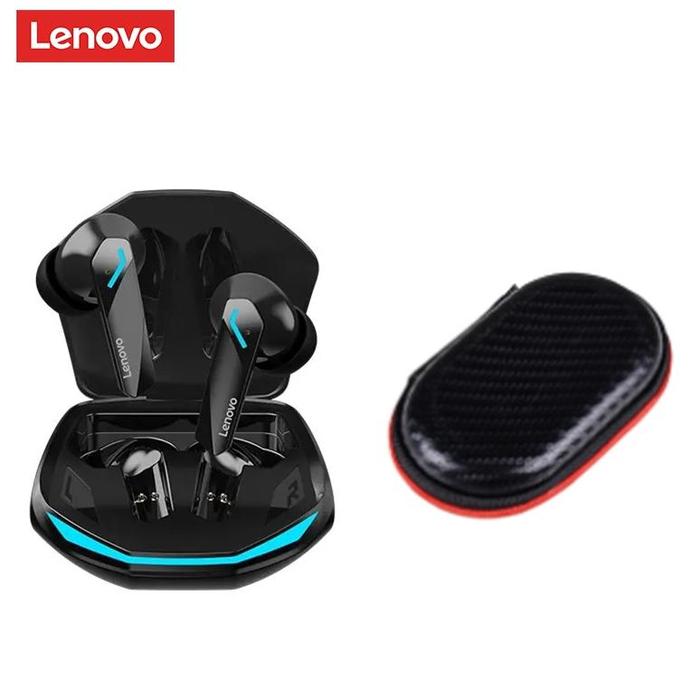 Gambar Lenovo Thinkplus GM2 Pro True Wireless Bluetooth Earphone V5.3 Low - hitam+tas dari Dani~olshop undefined Tokopedia