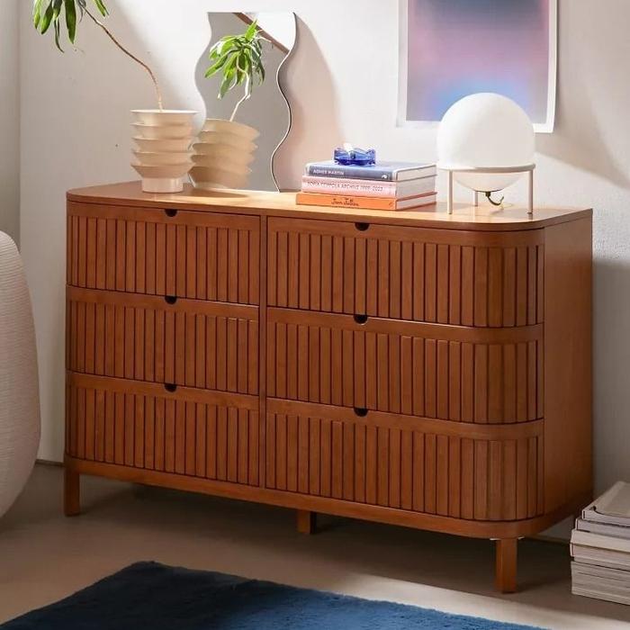 Gambar BUFFET MINIMALIS KAYU JATI - BUFET SALUR FULL LACI - CABINET DRAWER dari SELONJOR JATI FURNITURE undefined Tokopedia
