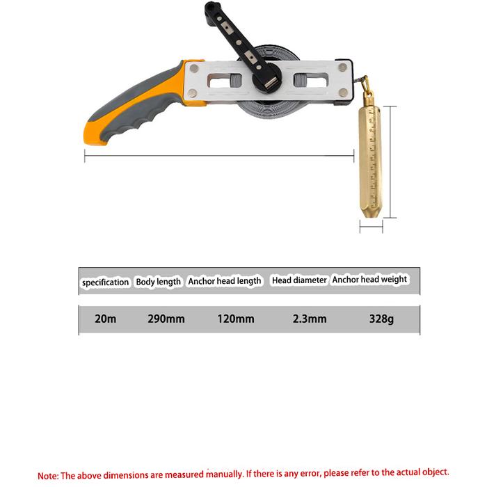 Gambar Alat Ukur Kedalaman Tangki Minyak-Meteran Sounding Oil Depth Meter - 20m dari GKA-Mall undefined Tokopedia