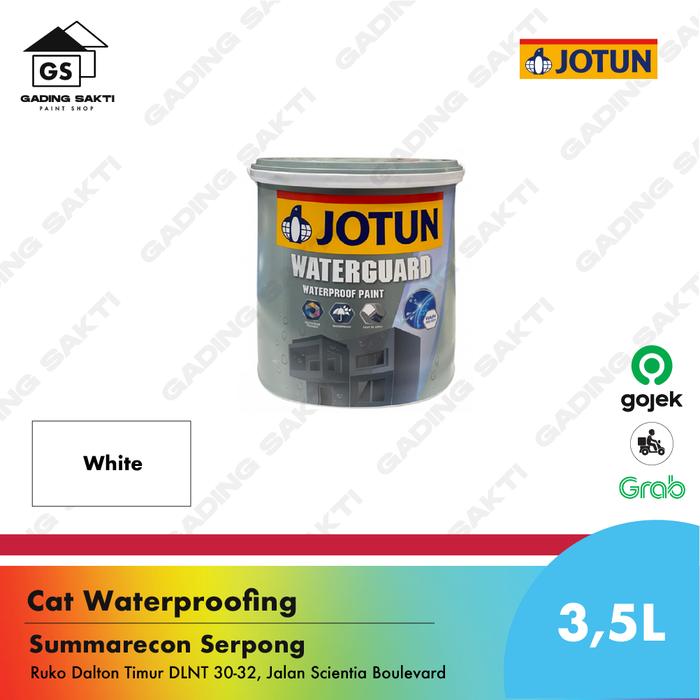 Gambar Jotun Waterguard Cat Waterproofing (Warna Ready Mix) Galon 3,5L - White dari Gading Sakti Paint Serpong undefined Tokopedia