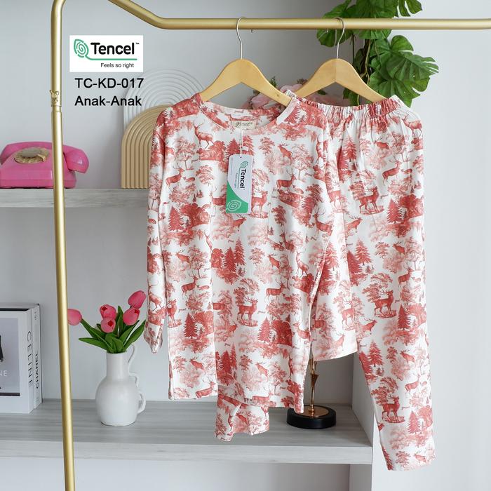 Gambar GREET NIGHT WEAR - PIYAMA PANJANG PANJANG TENCELANAK MIX TC-KD PTP 1 - TC-KD-017, SIZE 4 dari greetnightwear undefined Tokopedia