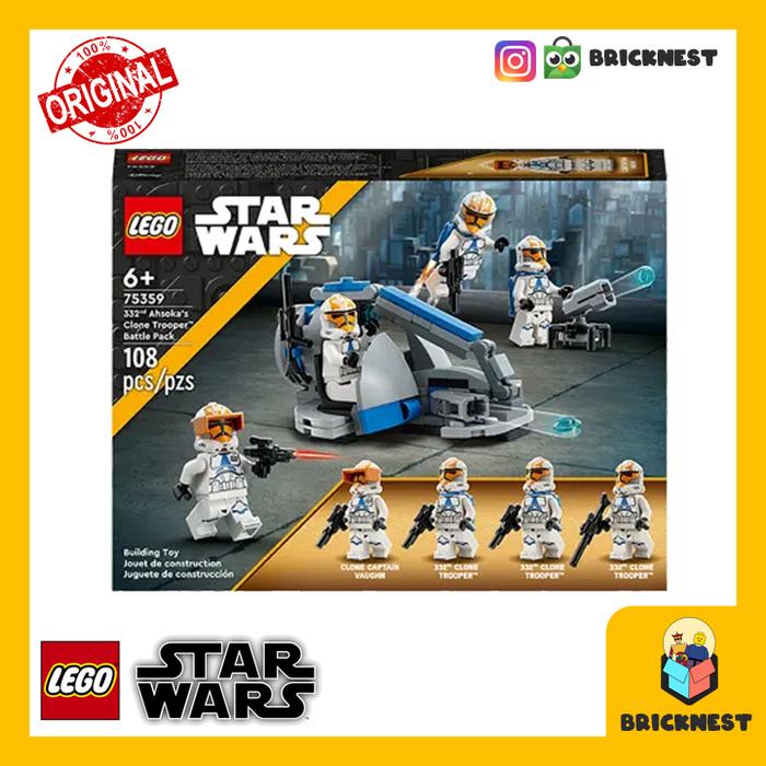 Gambar LEGO 75359 Star Wars - 332 Ahsoka Clone Trooper Battle Pack dari Bricknest undefined Tokopedia