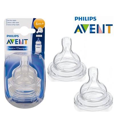 Philips Dot Avent Teat Classic Nipple Size 0M+ 3M+ Dan 6M+ 0M