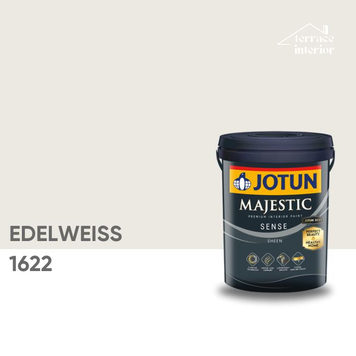 Gambar Cat Tembok Majestic Sense Interior Jotun warna Abu 20 L - Edelweiss dari Terrace Interior undefined Tokopedia