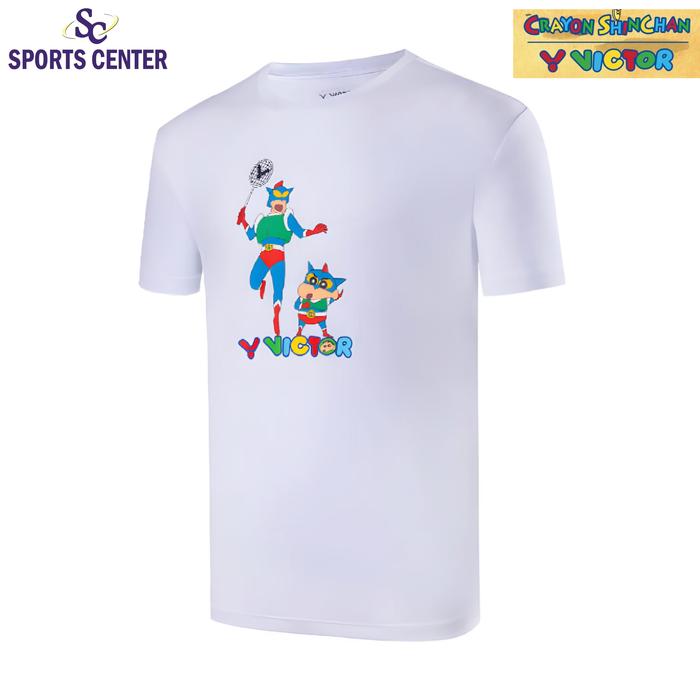 Victor Crayon Shinchan T-402CSC T-shirt [Black]