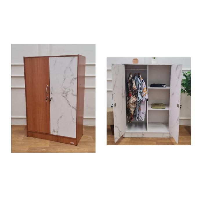 Gambar LEMARI PAKAIAN LEMARI MINIMALIS LEMARI BAJU CABINET WARDROBE - RAK GANTUNG dari ALFATWIN undefined Tokopedia