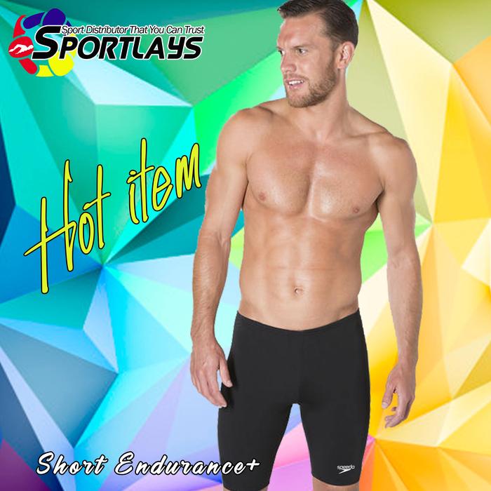 Gambar Celana Renang Pria Speedo Endurance+ Pendek Hitam - Putih, 4L dari Sportlays undefined 5 Tokopedia