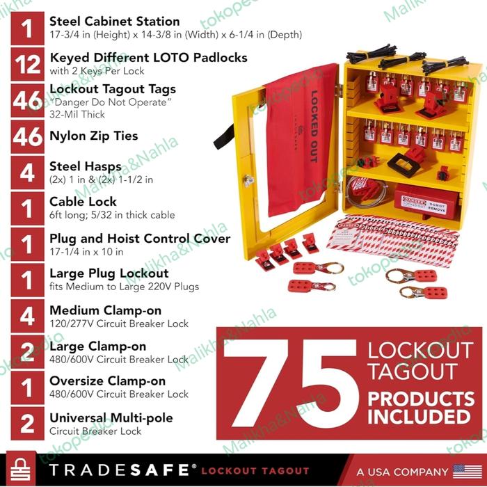 Jual Lockout Tagout Cabinet - 75 Buah - Jakarta Selatan - Malikha&Nahla ...