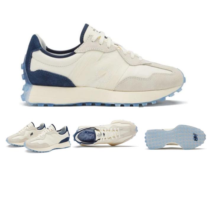 Sepatu New Balance NB 327 Beige Navy Unisex 40