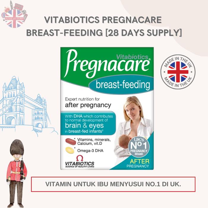 Gambar Pregnacare Breast Feeding (Vitamin Ibu Menyusui) *100% Made in UK* - Breast Feeding dari RoyalUkStore undefined Tokopedia