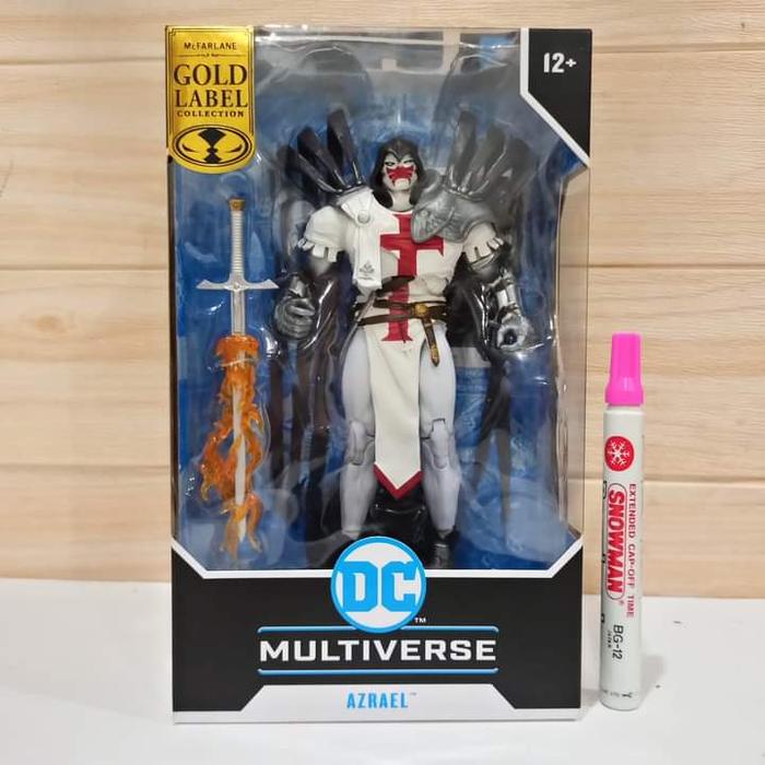Gambar mainan action figure azrael tinggi sekitar 7 inch dc multiverse dari Van Marvel Toys undefined Tokopedia