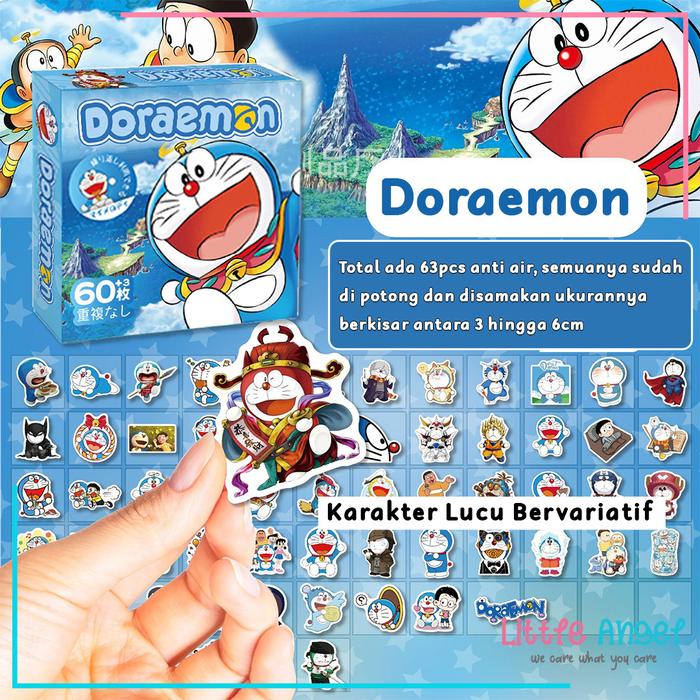 Gambar Stiker Lucu Motif Kartun Korea Aesthetic Tempelan Momo Helm Buku Kamar - Doraemon dari Littleangelsurabaya undefined Tokopedia
