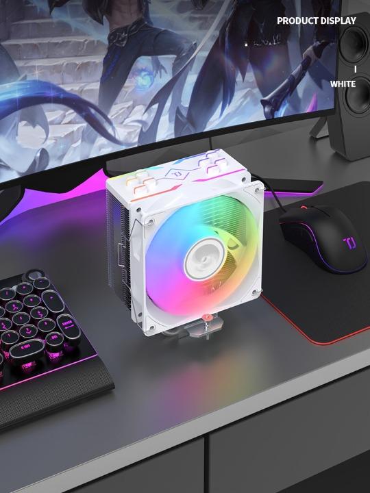 Gambar CPU COOLER TJ J8 ARGB PWM 10CM CPU FAN - Putih dari Daftar Harga Komputer undefined Tokopedia