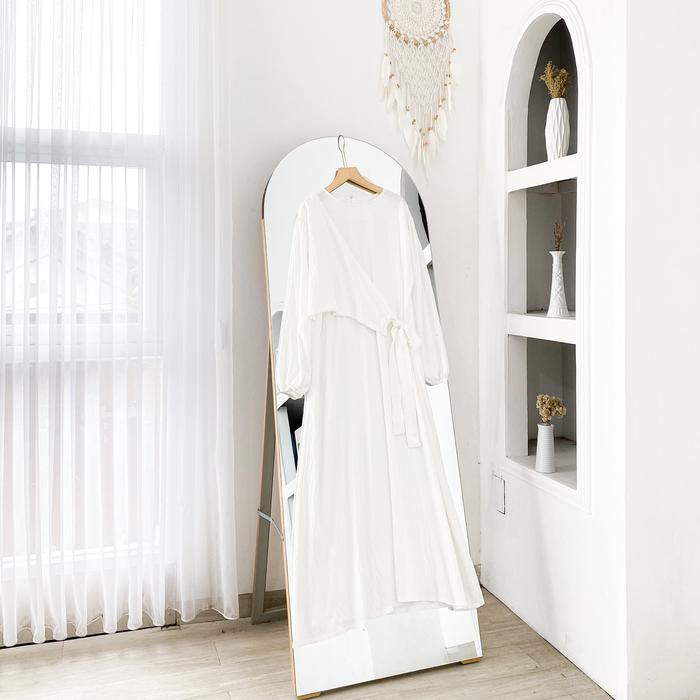 Gambar Baju Gamis Wanita Dress Wanita Muslim Model Terbaru - WHITE dari BAJU ATASAN MODERN undefined Tokopedia