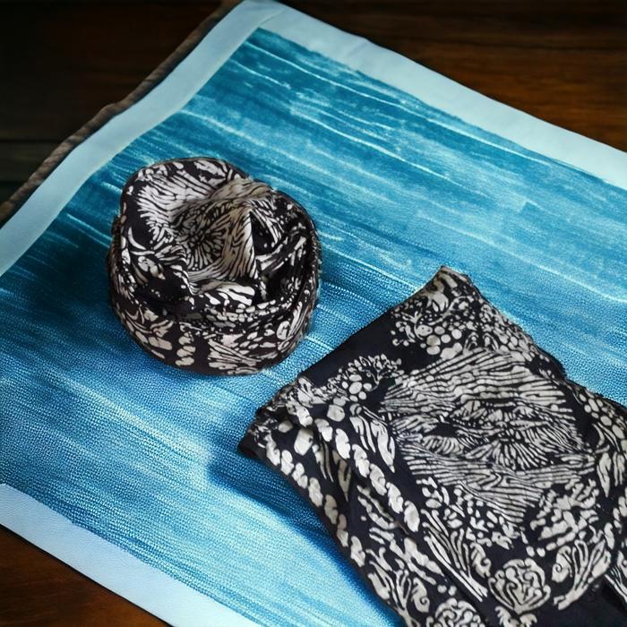 Gambar Udeng Jadi Asli Tengger Bromo Tinggal Pakai, Bahan Katun, Batik Tulis - Putih, No 5-7 dari sdnjarangan2 undefined Tokopedia