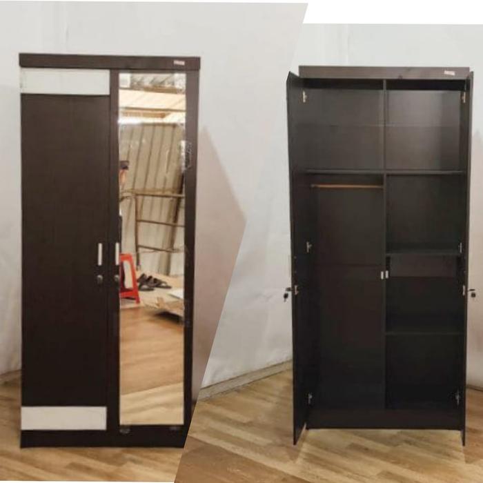 Gambar LEMARI PAKAIAN 3 PINTU CABINET WARDROBE LEMARI GAMIS LEMARI ANAK - 3 PINTU 819 dari ALFATWIN undefined Tokopedia