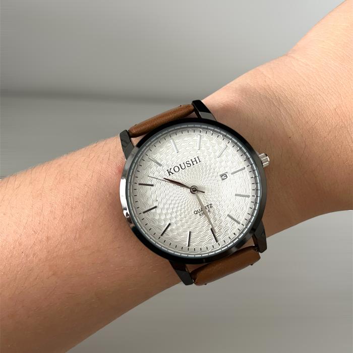 Gambar Japanese Simple Leather Design Analog Men Watch | Jam Tangan Minimalis - Type 5 dari Jualen02.id undefined Tokopedia